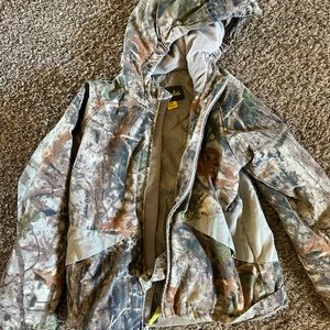 Camo hunting coat
